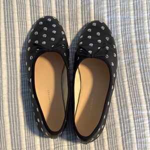 Loeffler Randall Black studded Flats